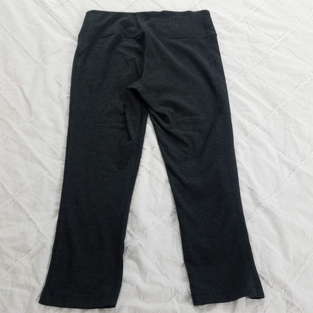 Gap Fit Size Small Crop Leggings Yoga Pants Gray - Picture 4 of 8
